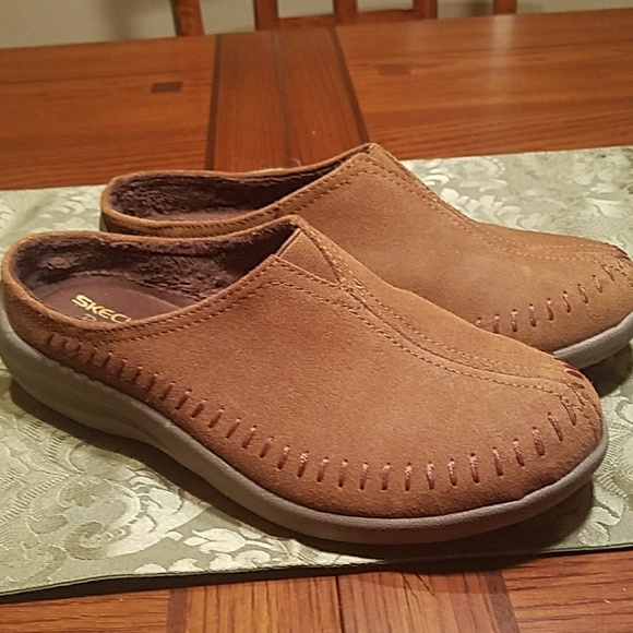 skechers memory foam clogs